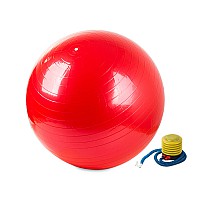 Gimnastikos kamuolys, su pompa, 75cm 
