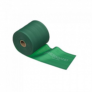 Thera-band elastinė juosta be lateksu - 200cm, žalia