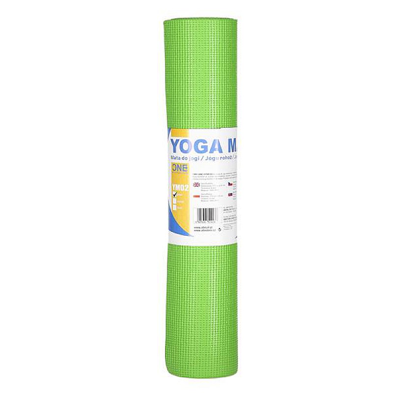 Jogos kilimėlis One Fitness YM02 173x61x0,6 cm, žalios